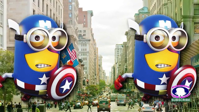 Minions spiderman finger Family Rhyme | hulk Captain america minion Finger family songs