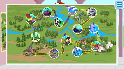 Hippo Pepa Train Adventure | Baby Railway Station Adventure | Educational Games For Kids