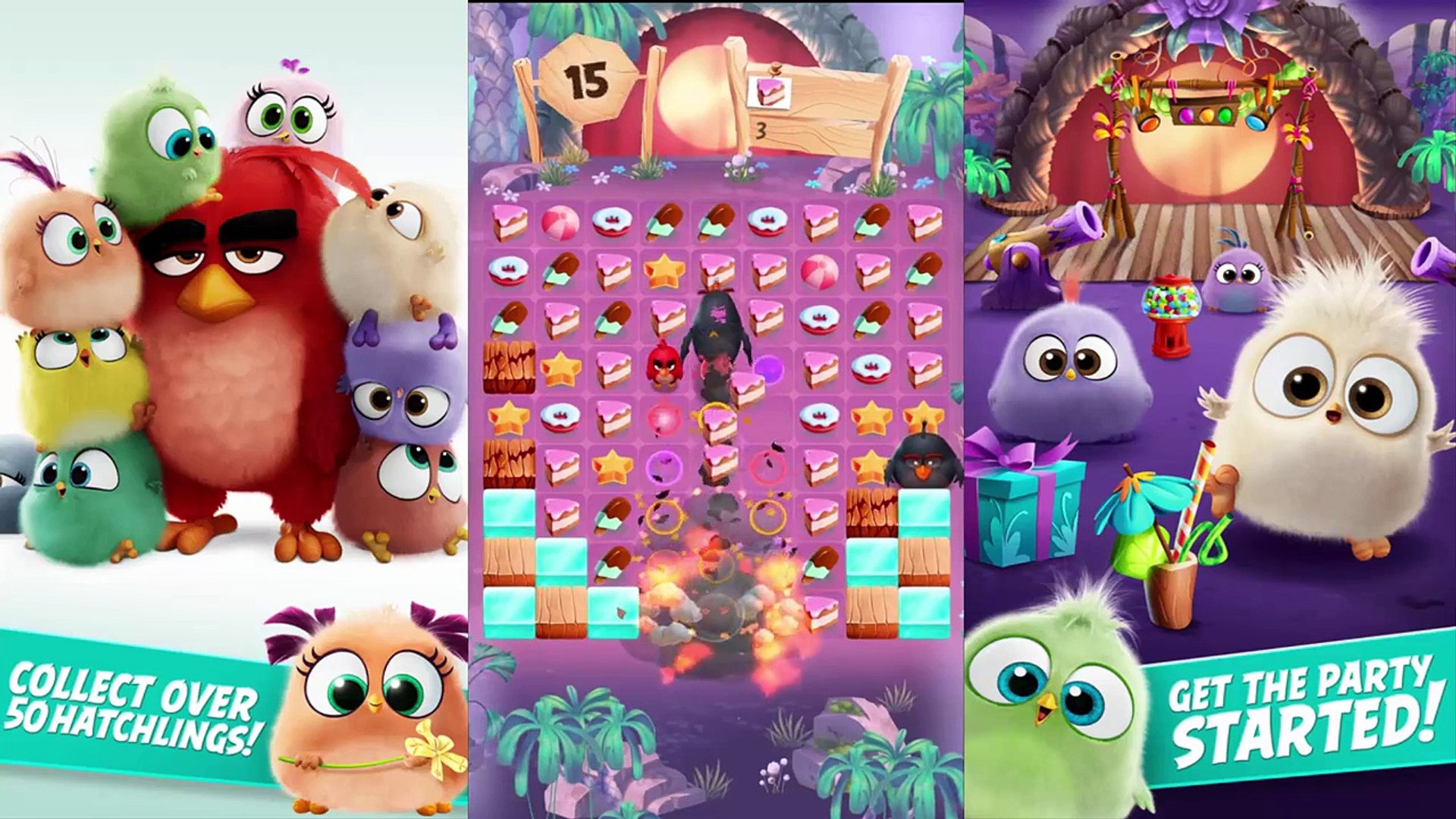 ⁣Angry Birds Match - Hatching Birds From Angry Birds Movie