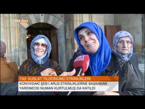 Hz. Mevlana'yı Anma Törenleri - TRT Avaz Haber