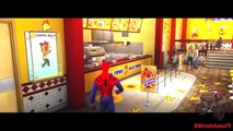 Disney Cars Pixar Человек паук и Молния МакКуин с потешки Песни для детей