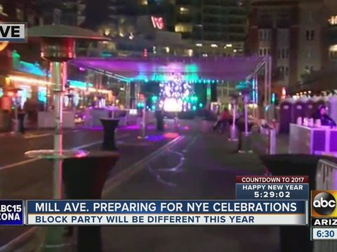 Tempe tosses Mill Ave. block party, fireworks still on