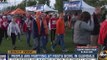Fans takeover lawn in Glendale for tailgating