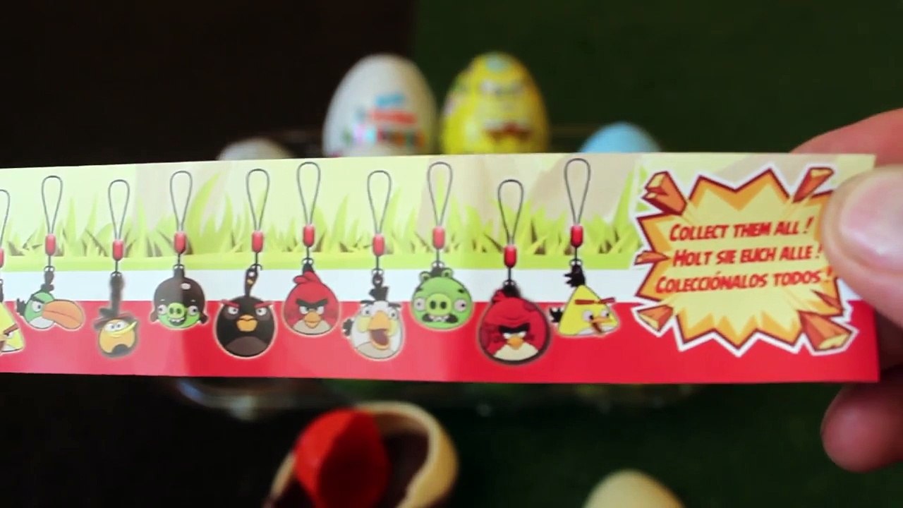 new Animals Safari Farm Suprise Eggs + PEPA + SPANGBOB + ANGRY BIRDS 10