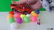 Surprise Eggs Foam Clay Baby Doll Peppa Pig Family Lightning McQueen Minions The Smurfs