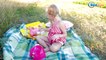 ✔ Кукла Беби Борн. Девочка Маша на пикнике со своей Игрушкой. Видео для девочек / Baby Born Doll