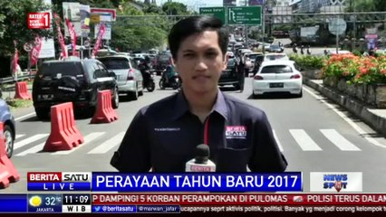 Pantauan Drone Kemacetan Menuju Puncak