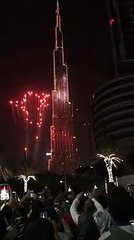 new year 2017 celebration in Dubai 2017 Khalifa Tower -Fireworks
