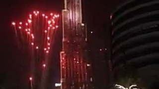 new year 2017 celebration in Dubai 2017 Khalifa Tower -Fireworks