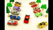 stop motion alphabet. hot wheels model car animation. Learn abc with Matchbox toy cars