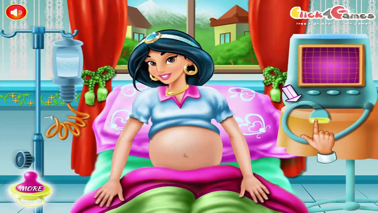Princess Jasmine Maternity Doctor - Pregnant Jasmine Video Game For Girls
