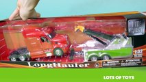 Kenworth Tow Truck and Truck Long Hauler Toy Review