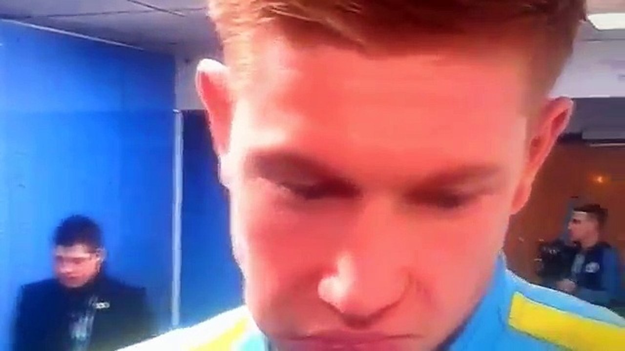 Kevin de bruyne & francis coquelin Pre Match reaction on Arsenal vs Manchester City ☺