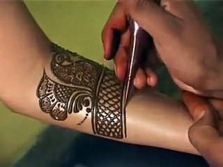 Beautiful Bridal Mehndi Design _ Easy style