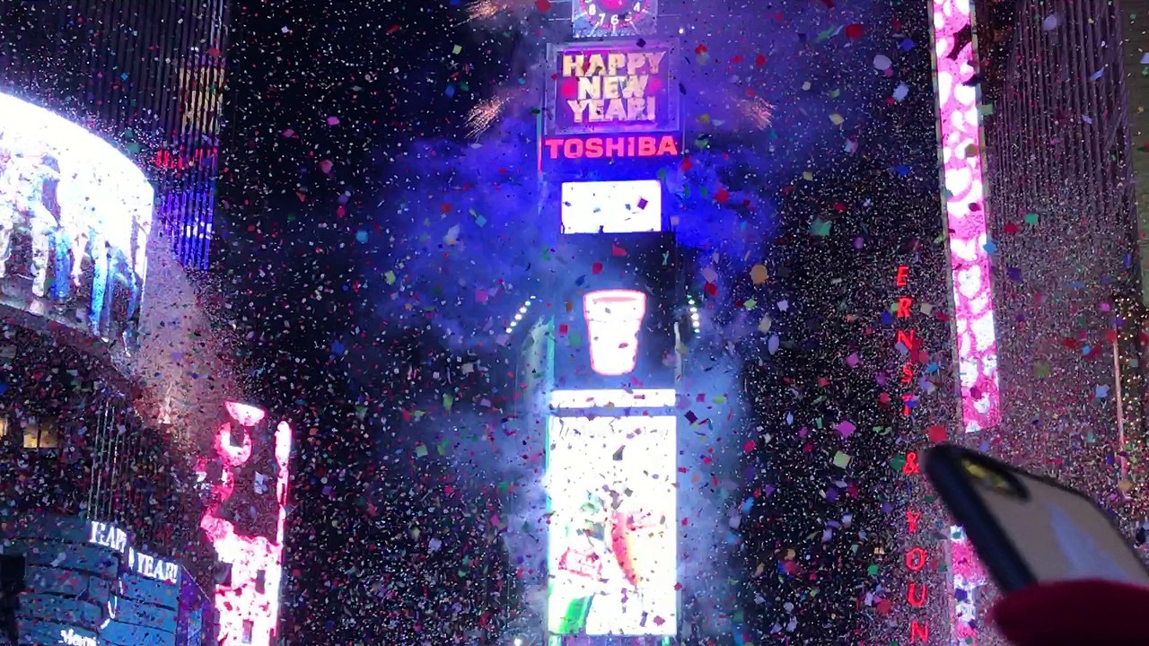 2017 new year countdown in time square