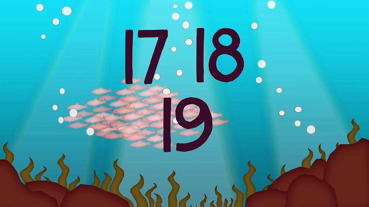 Count 1 to 50 – Soft Music for Children – Happy Relaxing Music for Kids – Counting to 50 by 123ABCtv