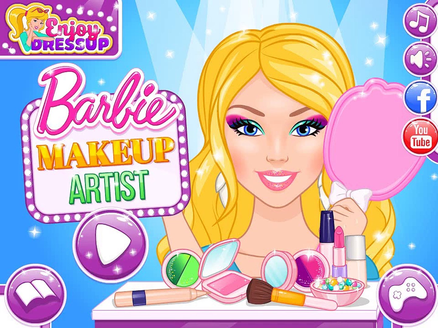 barbie girl makeup set game