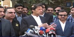 Imran Khan Media Talk in Karachi