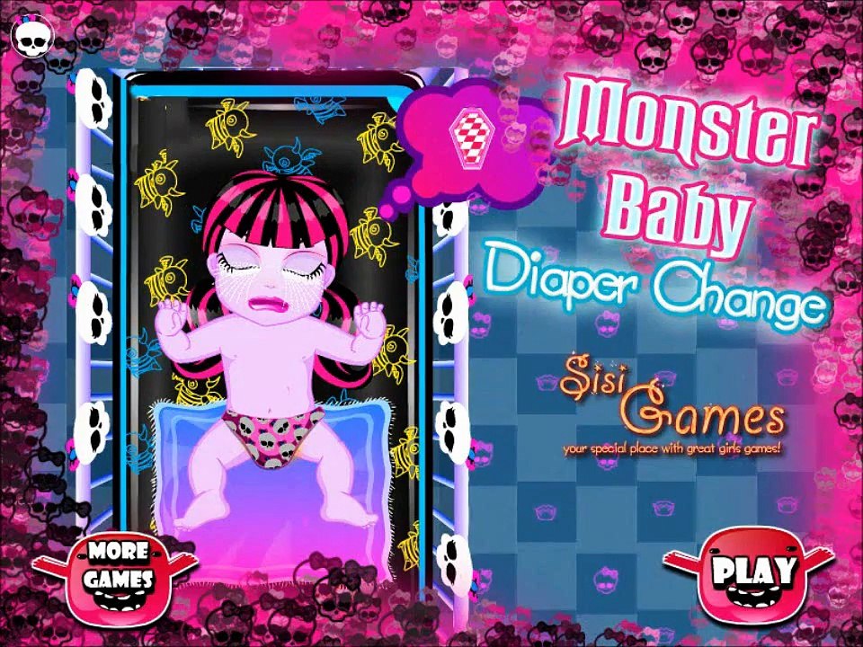 Monster Baby Diaper Change - Baby Game on TopKidsGameplay TV