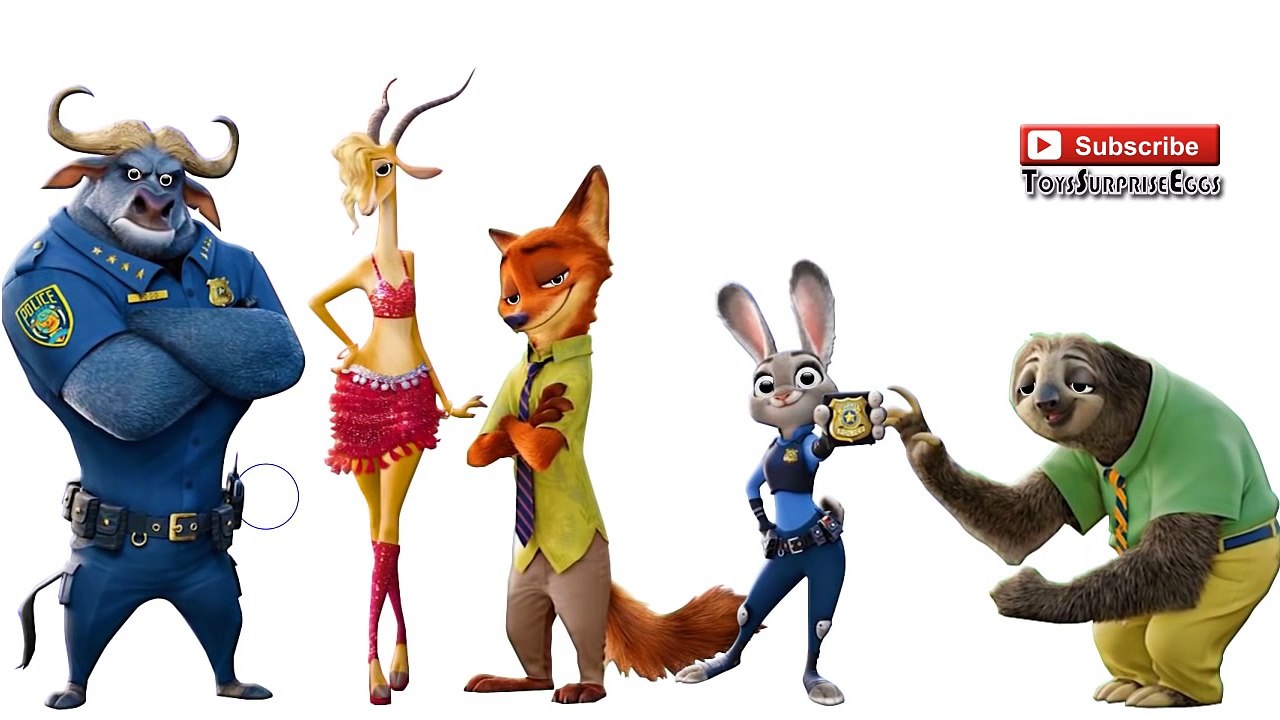 Zootopia Finger Family | Nursery Rhymes Lyrics Daddy Finger | Disney Zoomania Familie Kinderreime