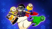 Finger Family Minions Batman Superman And Hulk Cartoons | Finger Family Children Nursery Rhymes