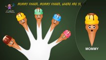 Finger Family Cone Ice Cream | Finger Family Songs | Cone Ice Cream Cartoon Rhymes for Children