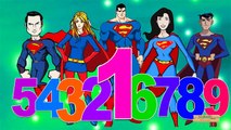 Superman Cartoons 123 Number Songs For Kids | Superman 123 Number Songs For Children And Toddlers