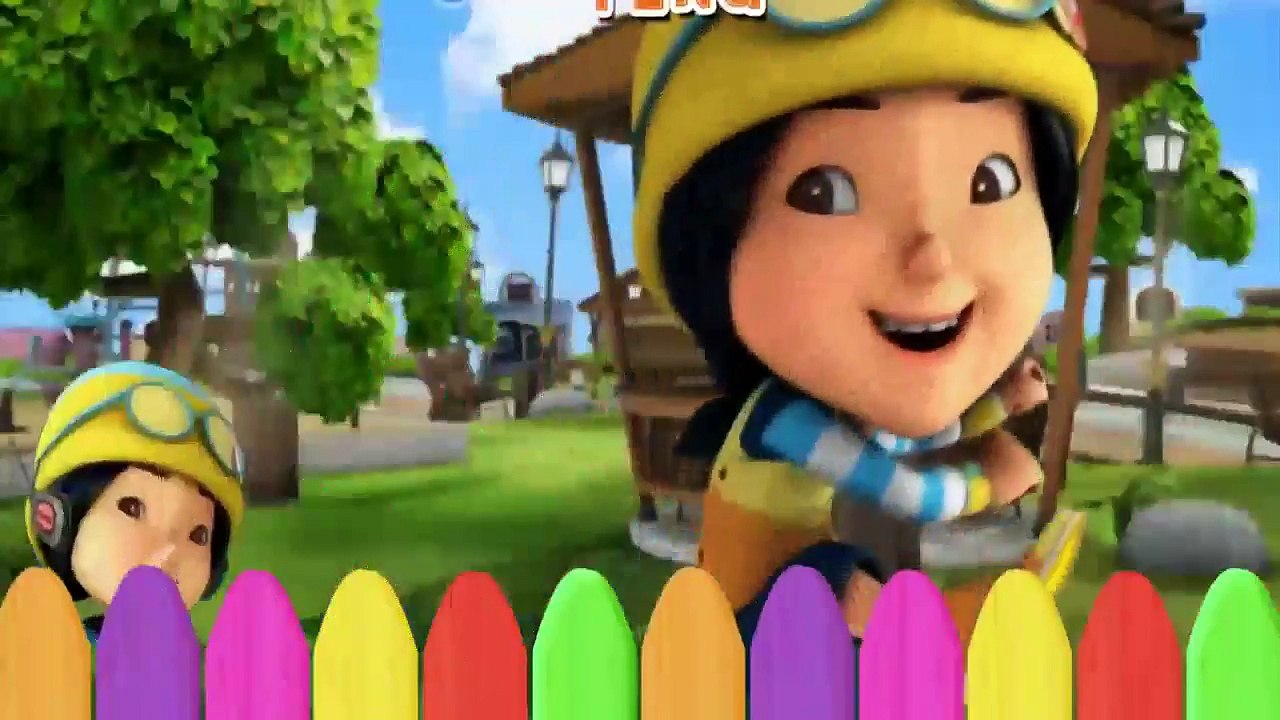 BoBoiBoy Animation Finger Family Nursery Rhymes By Peppa Pig Play Doh