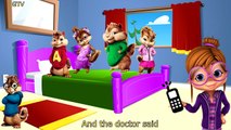 Five Little Chipmunks Jumping on the Bed | 5 Little Monkeys Jumping on the bed Nursery Rhymes