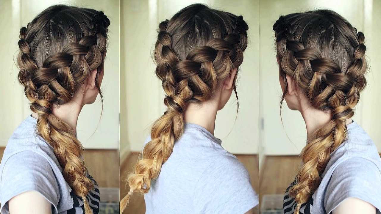 Chunky DIY Dutch Braid Tutorial | Braidsandstyles12