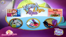 Disney Princess Elsa Legs Spa Frozen Games To Play For Kids