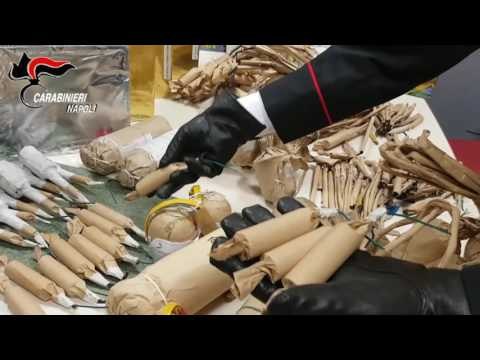 Napoli - Botti illegali fatti brillare dai Carabinieri (31.12.16)