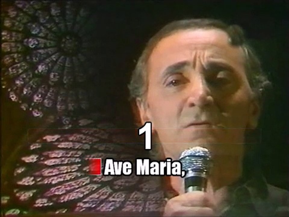 Charles Aznavour - Ave Maria KARAOKE / INSTRUME...