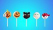 Monster Pumpkin Lollipop Vs Hello Kitty Caake Pop Finger Family Nursery Rhymes & Songs For Children