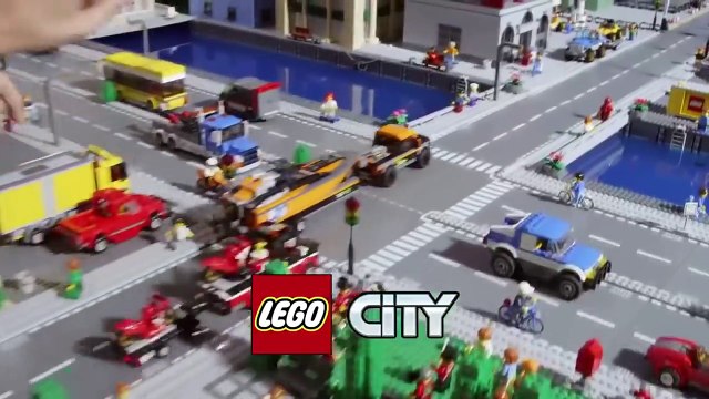 Lego City - Great Vehicles with Powerboat 60085 & Racing Bike Transporter 60084 - TV Toys
