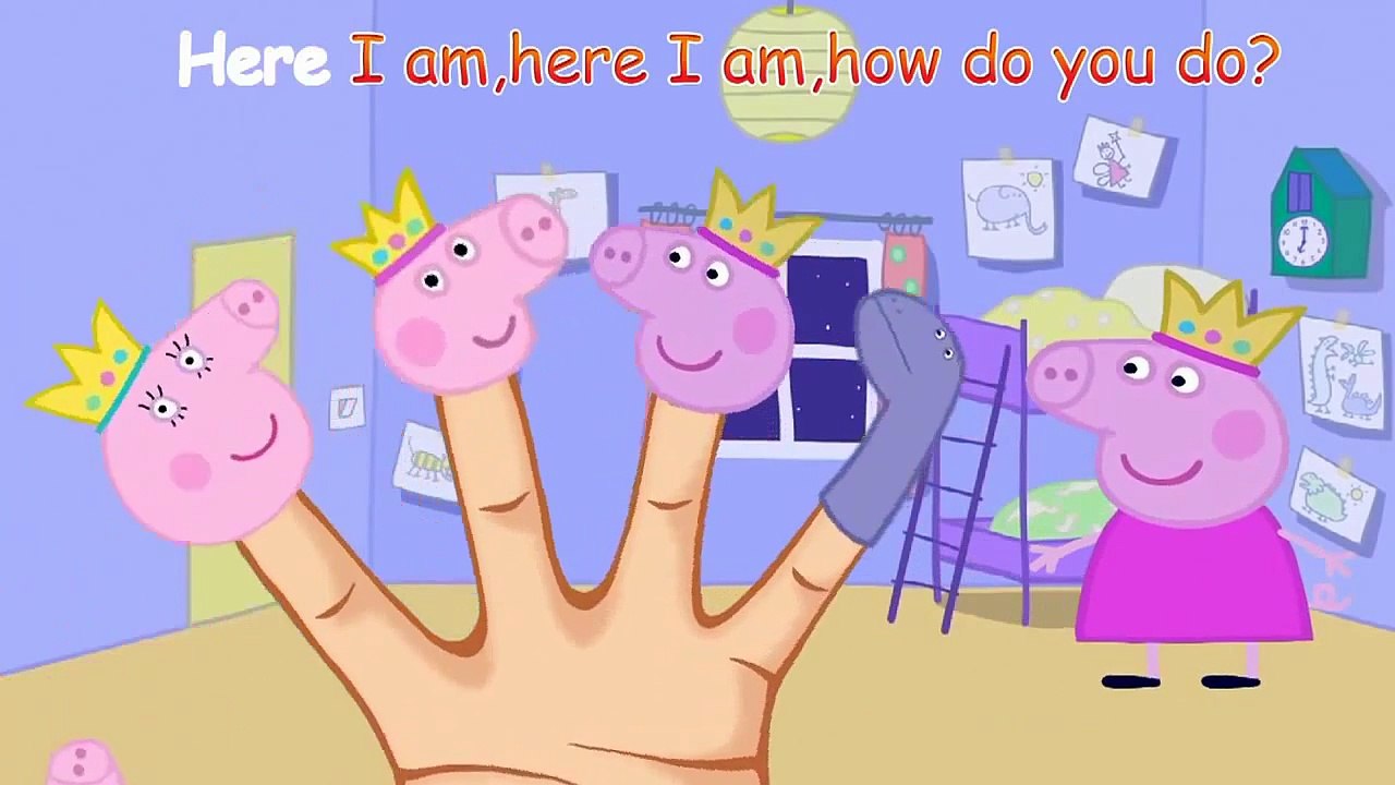Old Castle Peppa Pig Finger Family Nursery Rhymes Lyrics