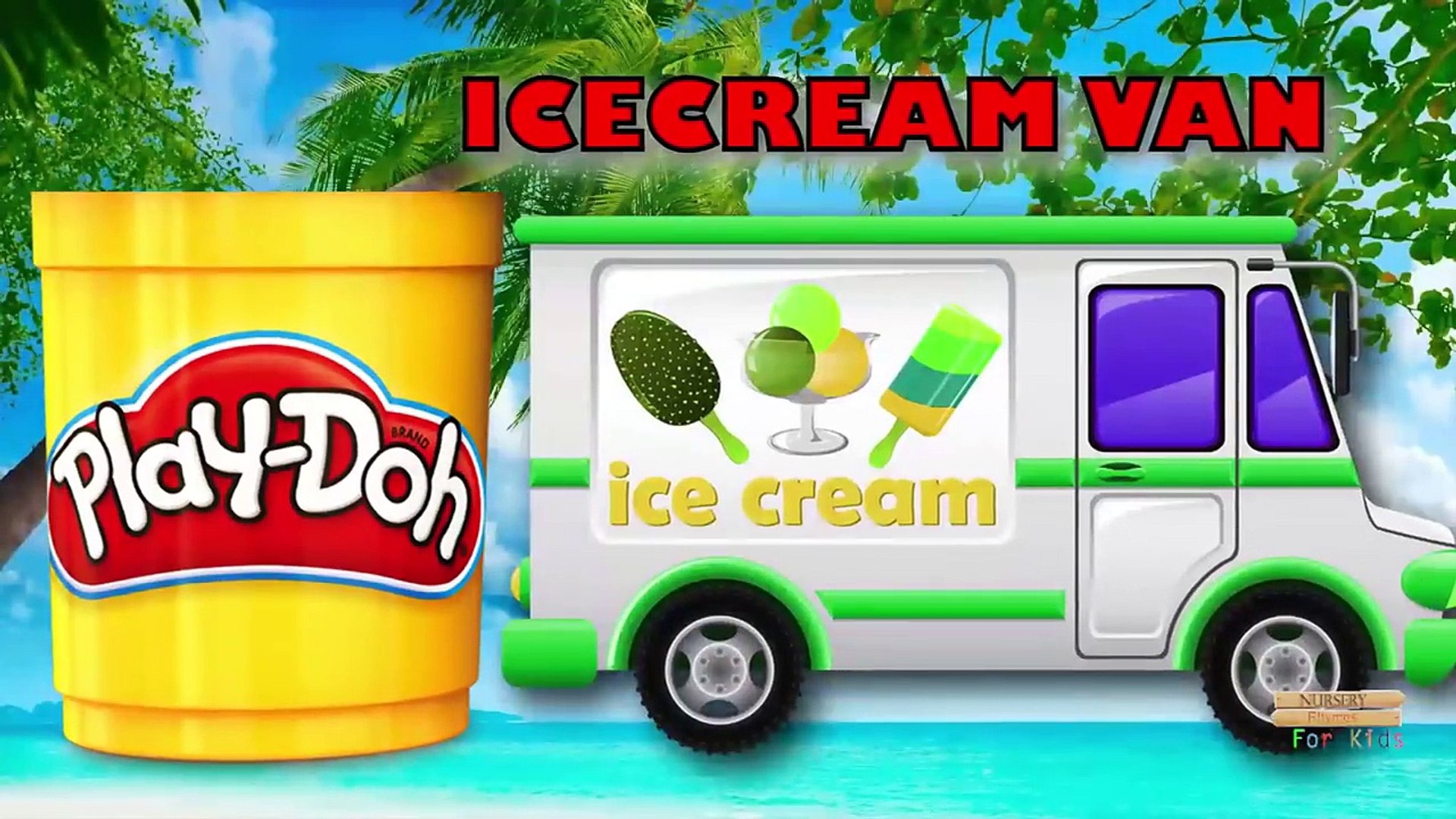 ⁣Easter Eggs Transport Vehicles names for Children - Domestic Animals Finger Family Rhymes 3D
