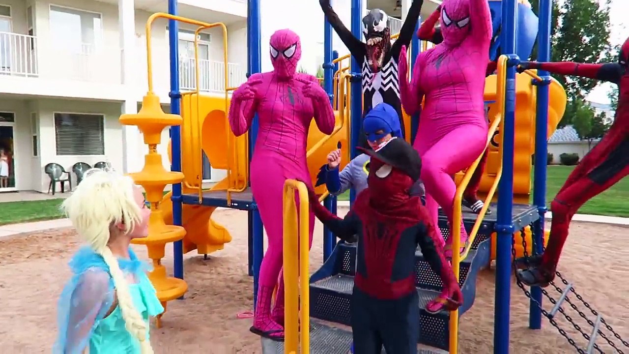 Spiderman & Frozen Elsa + Bad BABY JOKER Kidnapped Prank Supergirl, Spidergirl Funny Superhero Video