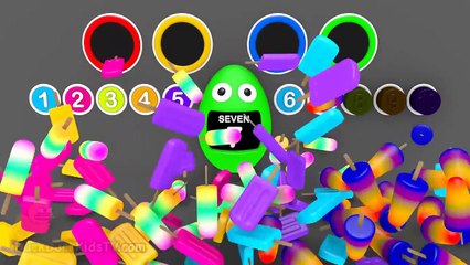 Learn Colors with Animated 3D and Surprise Eggs Ball Pit Show by DuckDuckKidsTV 05