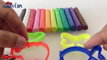 Jada Stephens Cars Learning Colors with Play Doh Moulds Animals | Learn Colors Baby Fun Learning