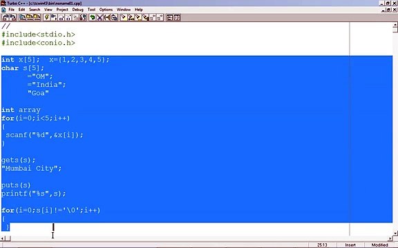 C Programming for Beginners - 11 - C String Programming Tutorial - C String