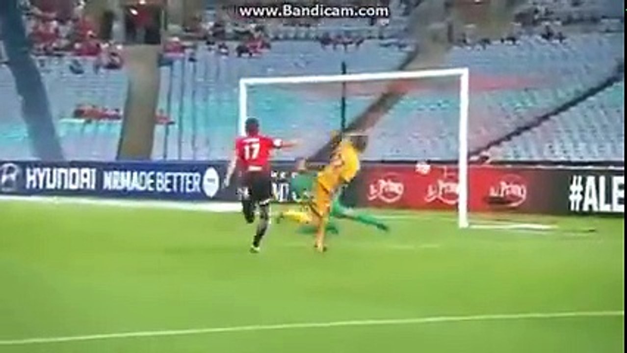 Western Sydney Wanderers vs Perth Glory 1-1 All Goals Highlights  A-League  01-01-2016