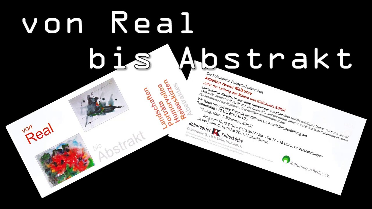 Ausstellung zweier Malkurse