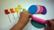 Play-Doh Rainbow Lollipops How to make Lollipops Play & Learn Toy Fun for Kids Toddlers & Babies