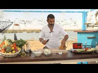 سمك بلطى - أرز بالسمك - سلاطة بلدى - أناناس محمرة | شبكة وصنارة حلقة كاملة