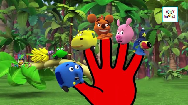 Finger Family Songs | Cartoon JUNGLE JUNCTION Sheriff Callie Wild West Finger Rhymes For Children
