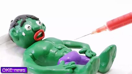 Hulk Pirates Pranks in abdominal surgery scene animation play doh #3