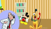 Five Little Mickey Mouse Jumping on the Bed - 5 Little Monkeys Nursery Rhymes with Mickey Mouse