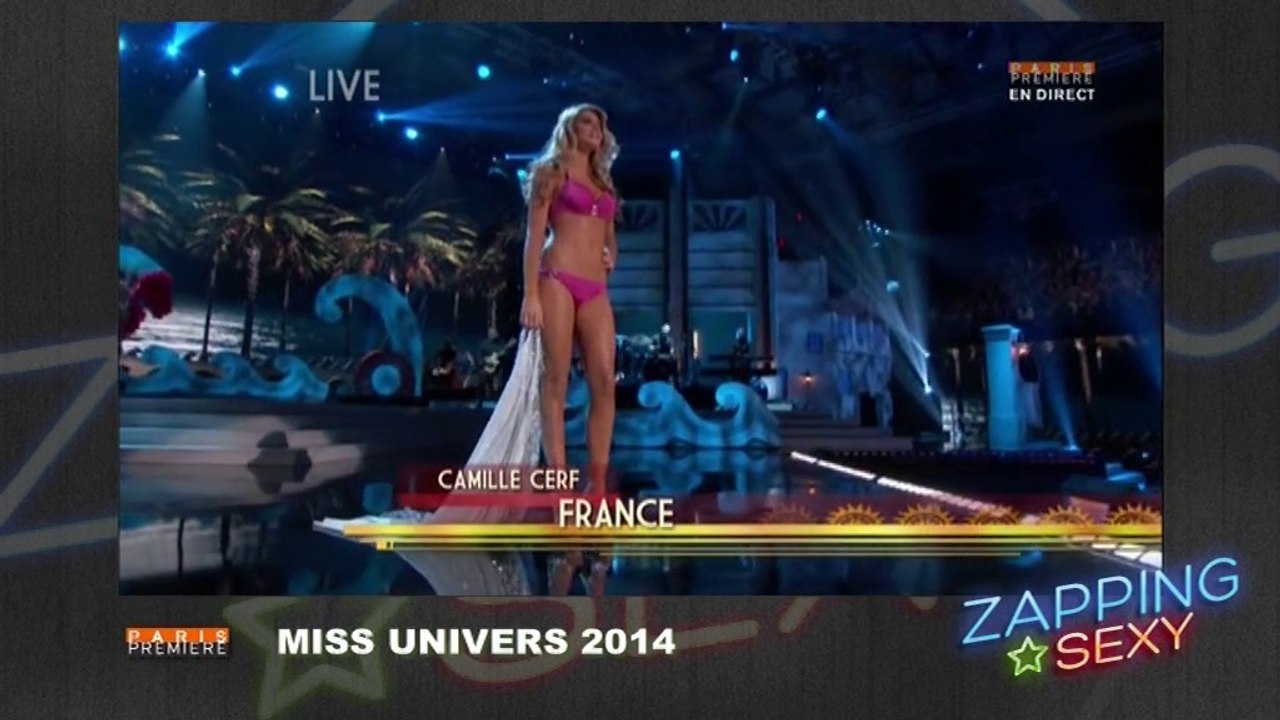 Miss Univers : Camille Cerf sublime en maillot de bain