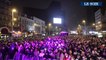 Réveillon et feu d'artifice du Nouvel An 2017 à Bruxelles